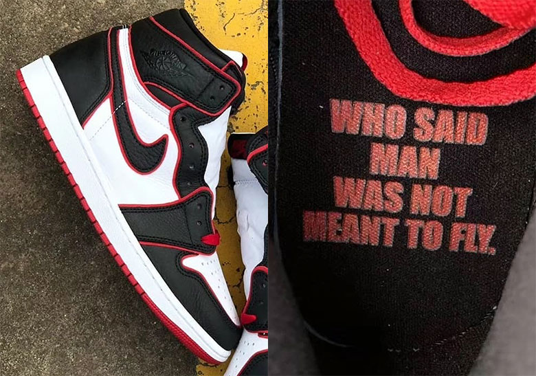 This Air Jordan 1 Is Inspired By 1985's "Who Said Man Was Not Meant To Fly" Ad