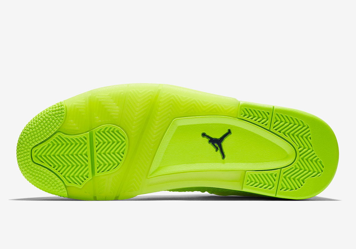 Air Jordan 4 Flyknit Volt Aq3559 700 Release Date 4