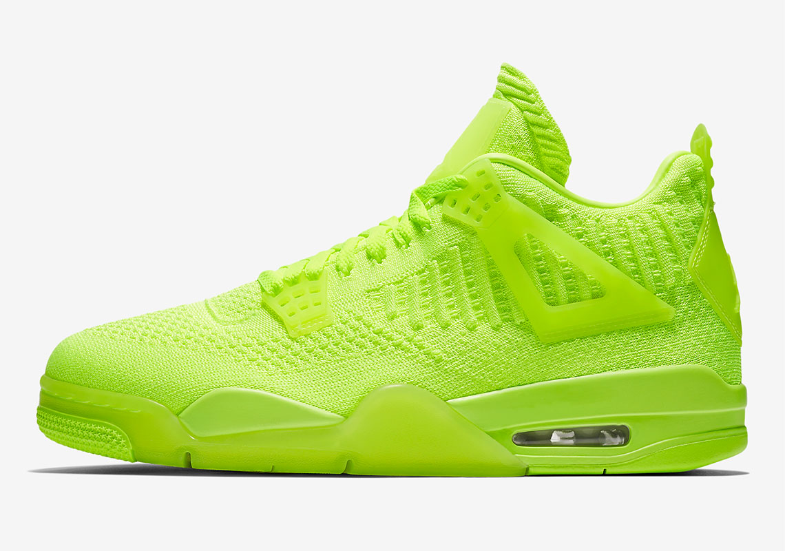 Air Jordan 4 Flyknit Volt Aq3559 700 Release Date 5