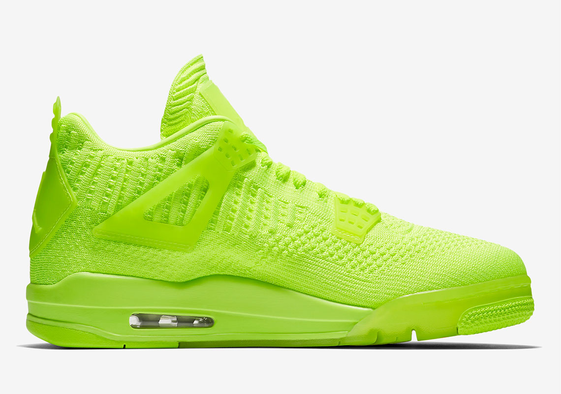 Air Jordan 4 Flyknit Volt Aq3559 700 Release Date 6