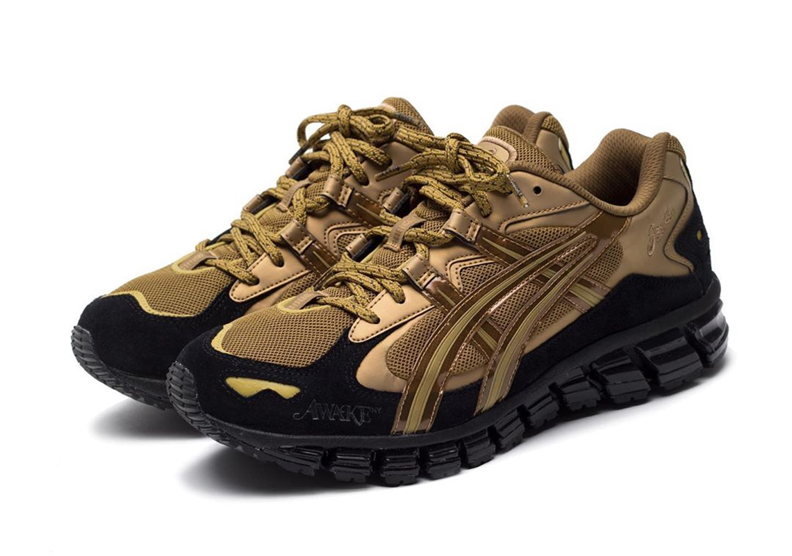 Awake Asics Gel Kayano 5 360 Black Gold Release Date 4