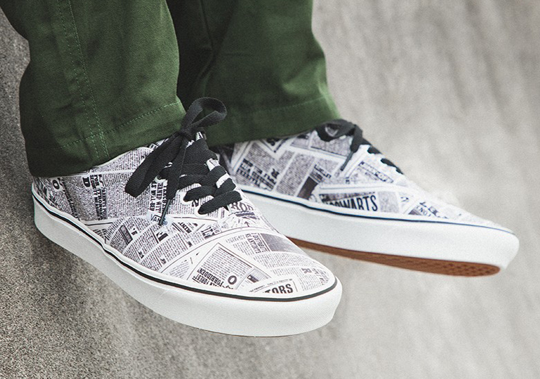 Harry Potter Vans Authentic Daily Prophet 2