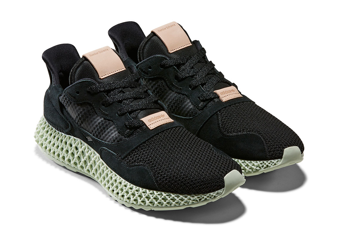 Hender Scheme Adidas Zx4000 4d Black F36147 1