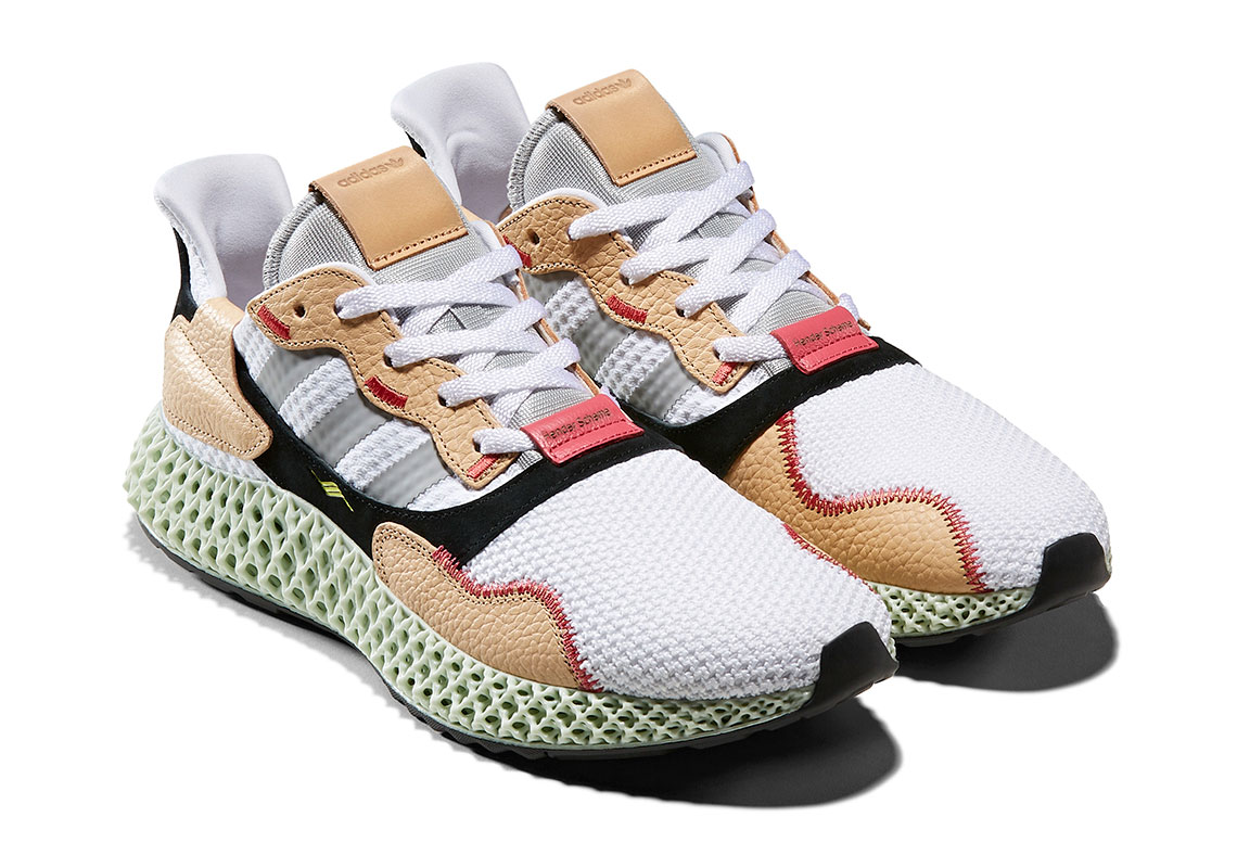 Hender Scheme Adidas Zx4000 4d White F36048 1