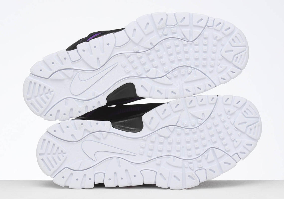 Nike Air Barrage Black White Purple Cd9329 001 2