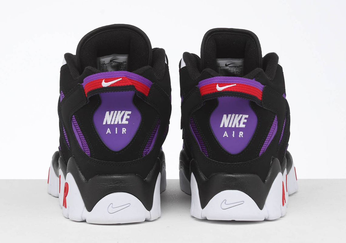 Nike Air Barrage Black White Purple Cd9329 001 3