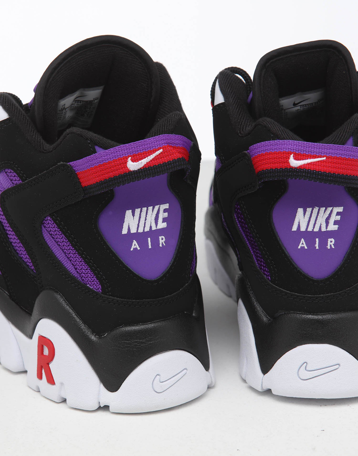 Nike Air Barrage Black White Purple Cd9329 001 7