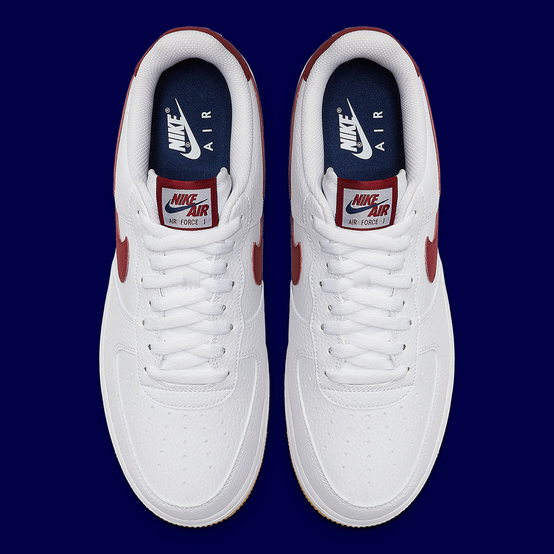 Nike Air Force 1 Low White Blue Void Gum Ci0057 101 6