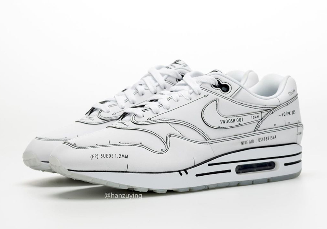 This Nike Air Max 1 "Schematic" Is Releasing On August 9th