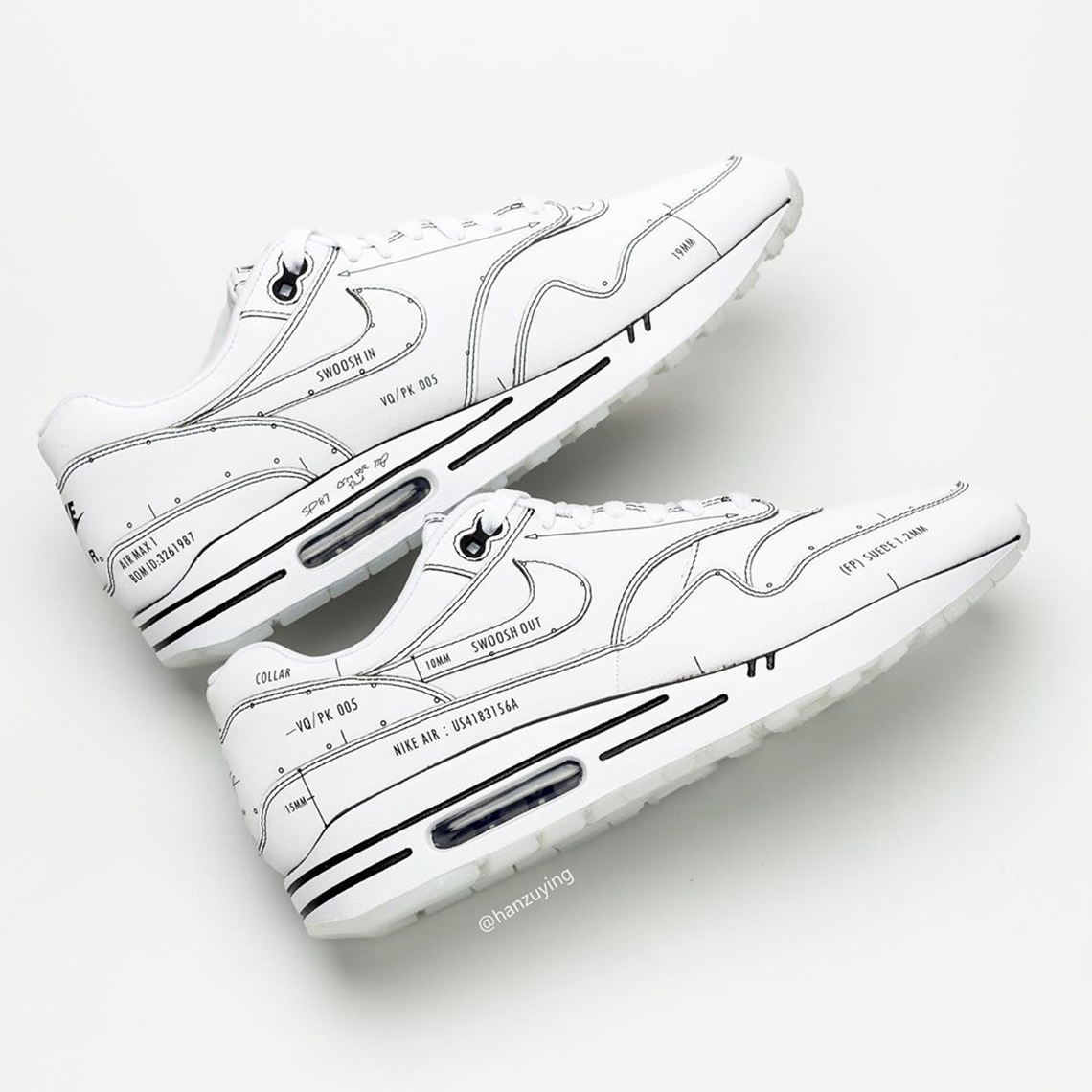 Nike Air Max 1 Schematic Not For Resale Cj4286 100 9