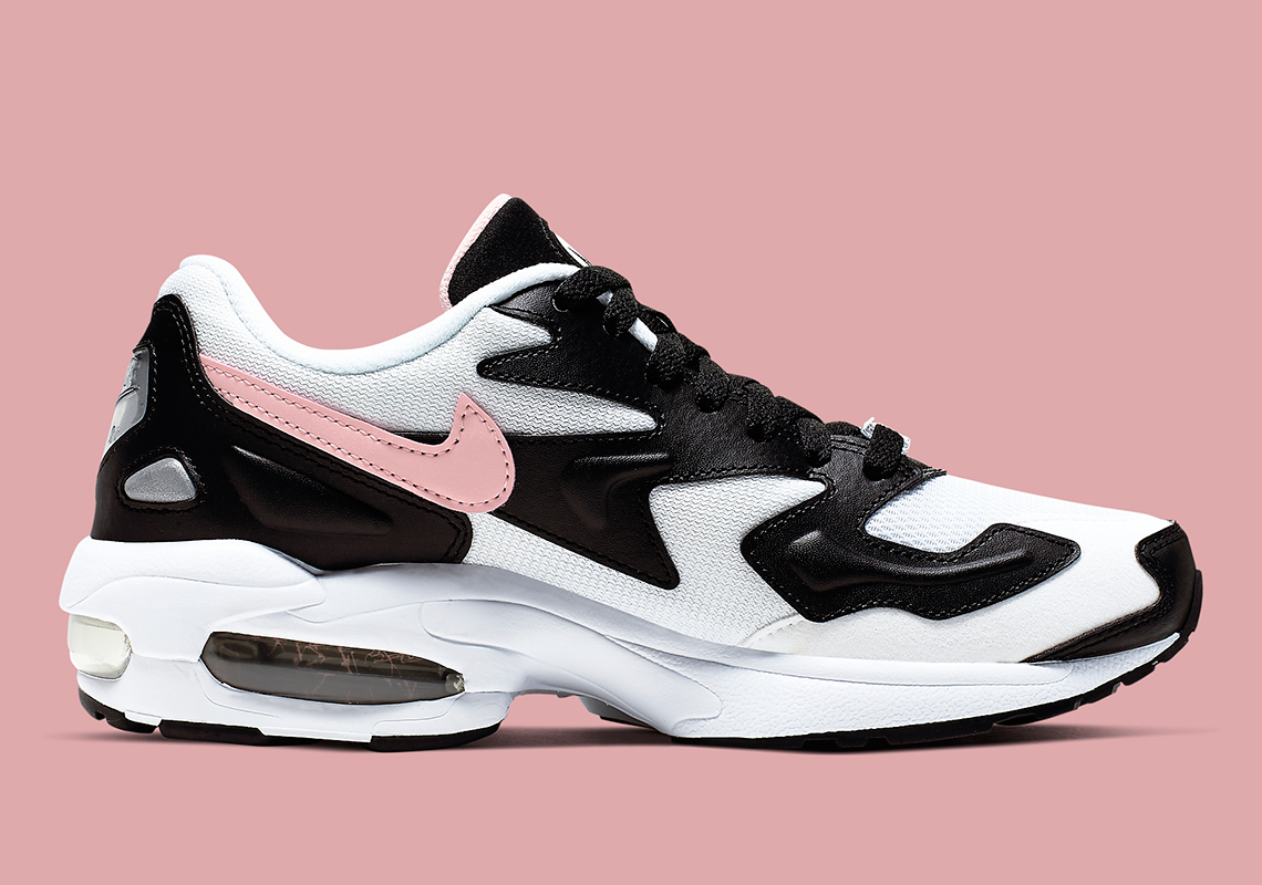 Nike Air Max 2 White Black Pink Ao3195 101 3