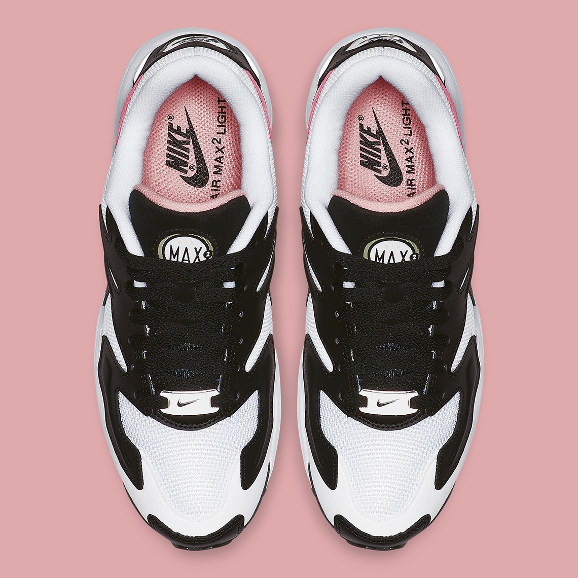 Nike Air Max 2 White Black Pink Ao3195 101 4