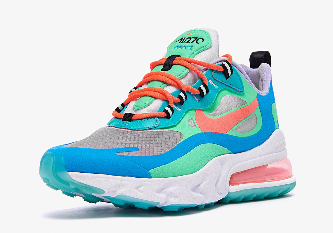 Nike Air Max 270 React Blue Lagoon At6174 300 5