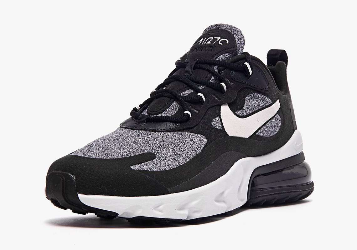 Nike Air Max 270 React White Grey Black Ao4971 001 3