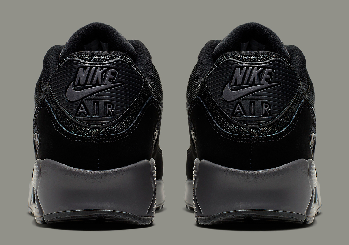 Nike Air Max 90 Black Silver Aj1285 023 2