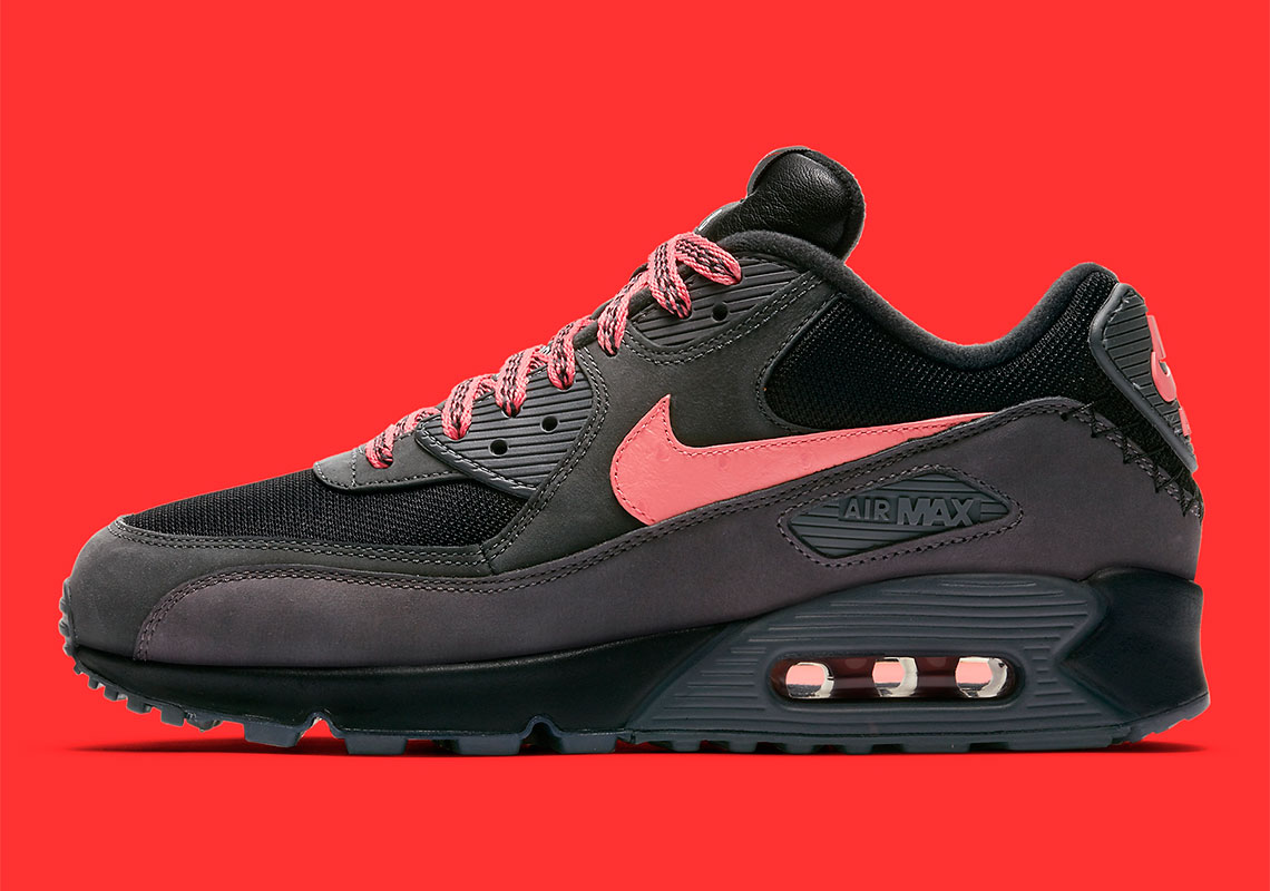 Nike Air Max 90 Mixtape Side B Black Infrared Ci6394 001 1