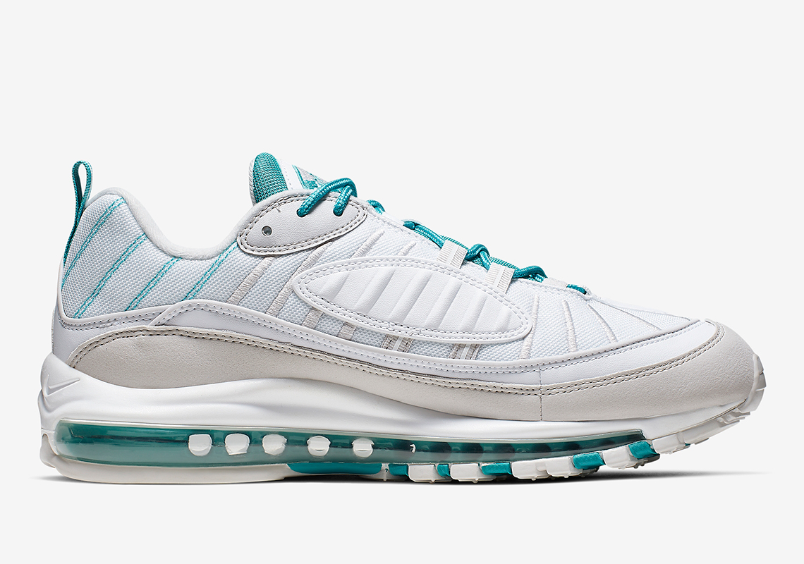 Nike Air Max 98 White Sail Teal 640744 109 4