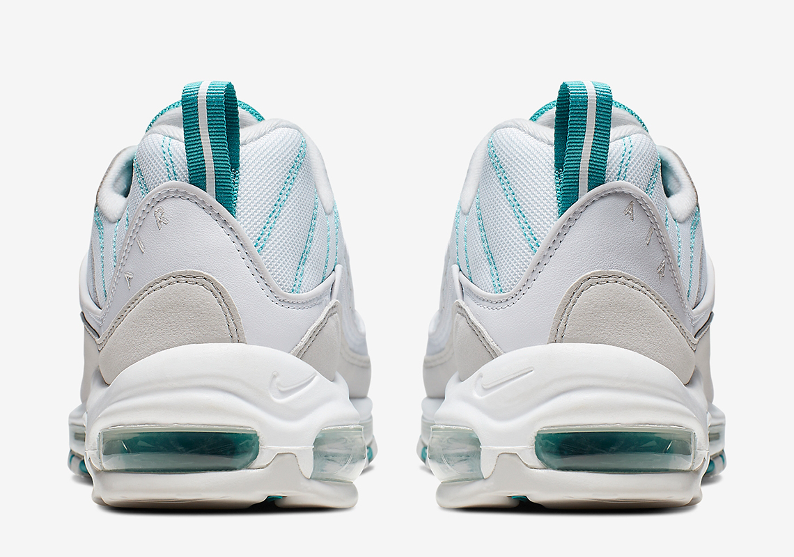 Nike Air Max 98 White Sail Teal 640744 109 6