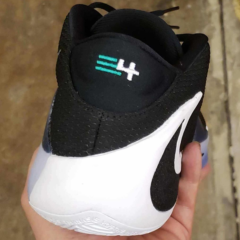 Nike Freak 1 Giannis Antetokounpmo Black White 3