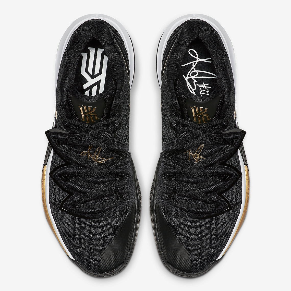 Nike Kyrie 5 Black Gold Ao2918 007 1