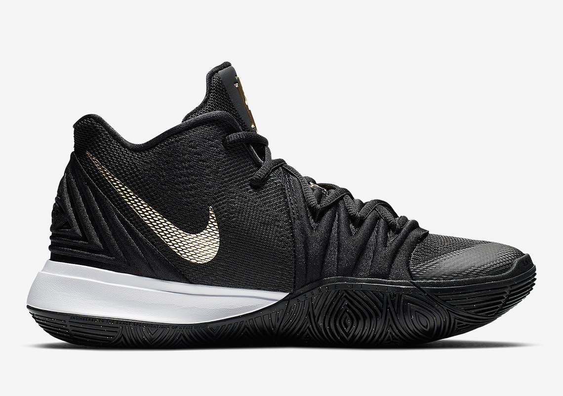 Nike Kyrie 5 Black Gold Ao2918 007 5