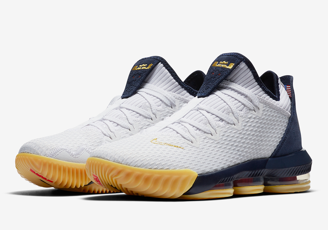 The Nike LeBron 16 Low Takes On A USA Basketball Theme