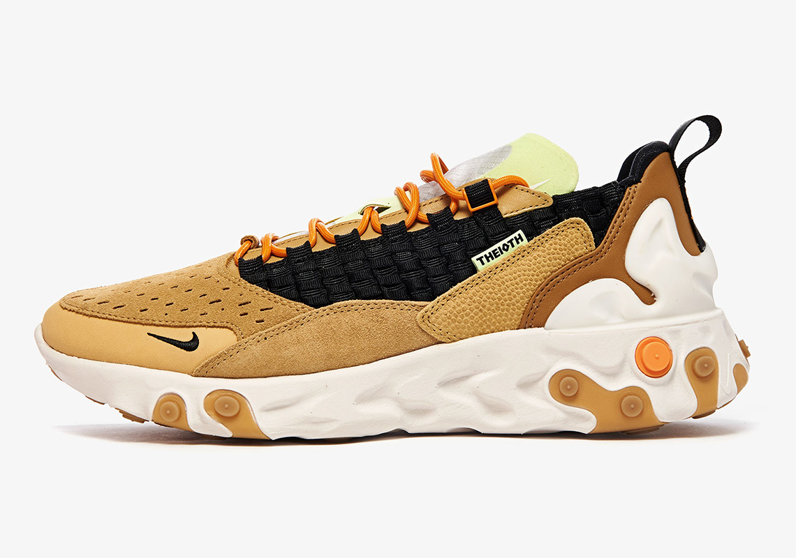 Nike React Sertu At5301 700 Club Gold Black Wheat Bright Ceramic 1