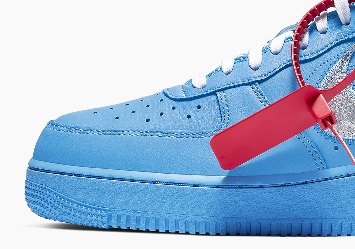 Off White Air Force 1 Blue Release Info 2