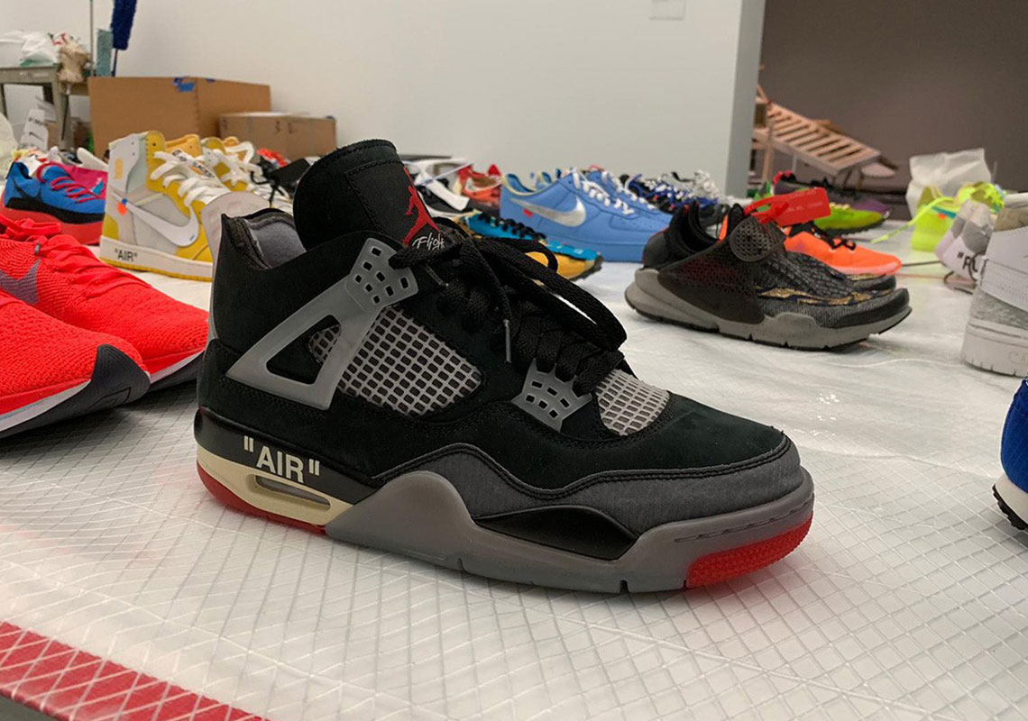 Off-White x Air Jordan 4 And More Of Virgil Abloh's Unreleased Samples On Display At MCA Chicago