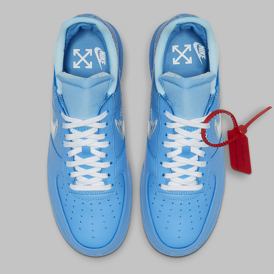 Off White Nike Air Force 1 Mca Blue Ci1173 400 6