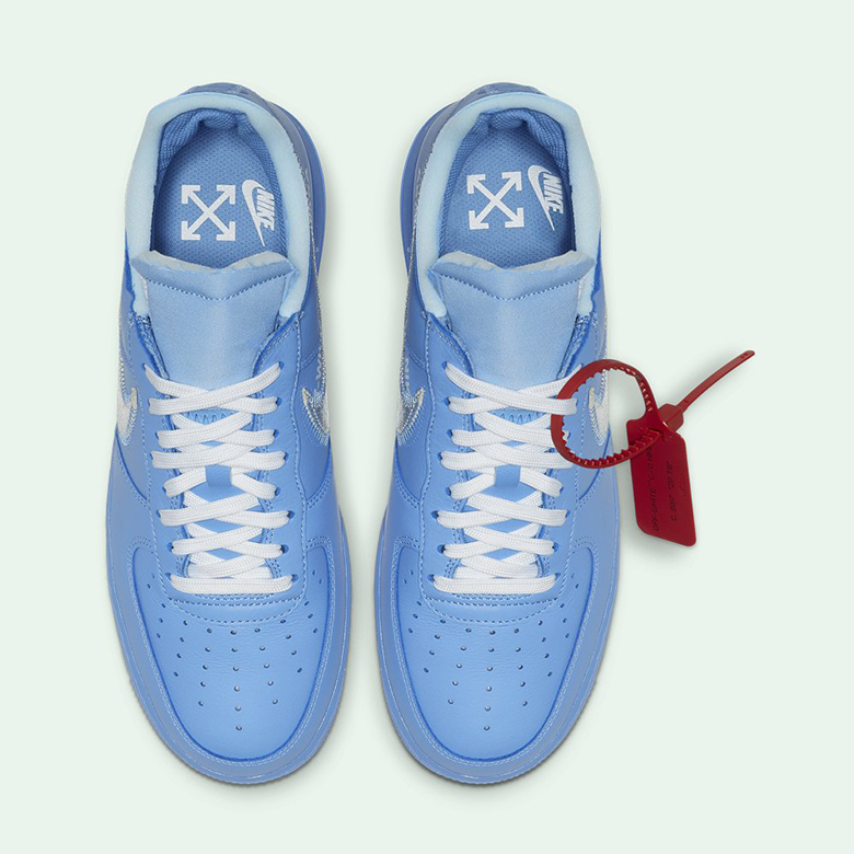 Off White Nike Air Force 1 Mca Blue Ci1173 400 8