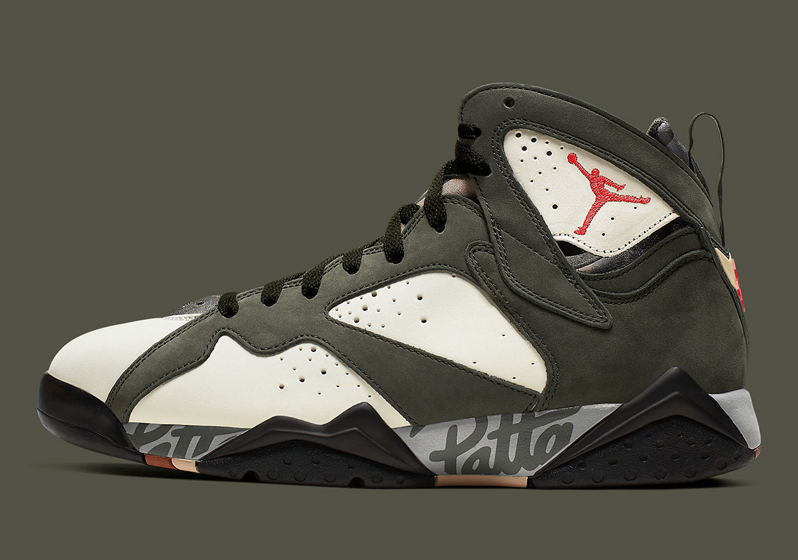 Official Images Of The Patta x Air Jordan 7 "Icicle"