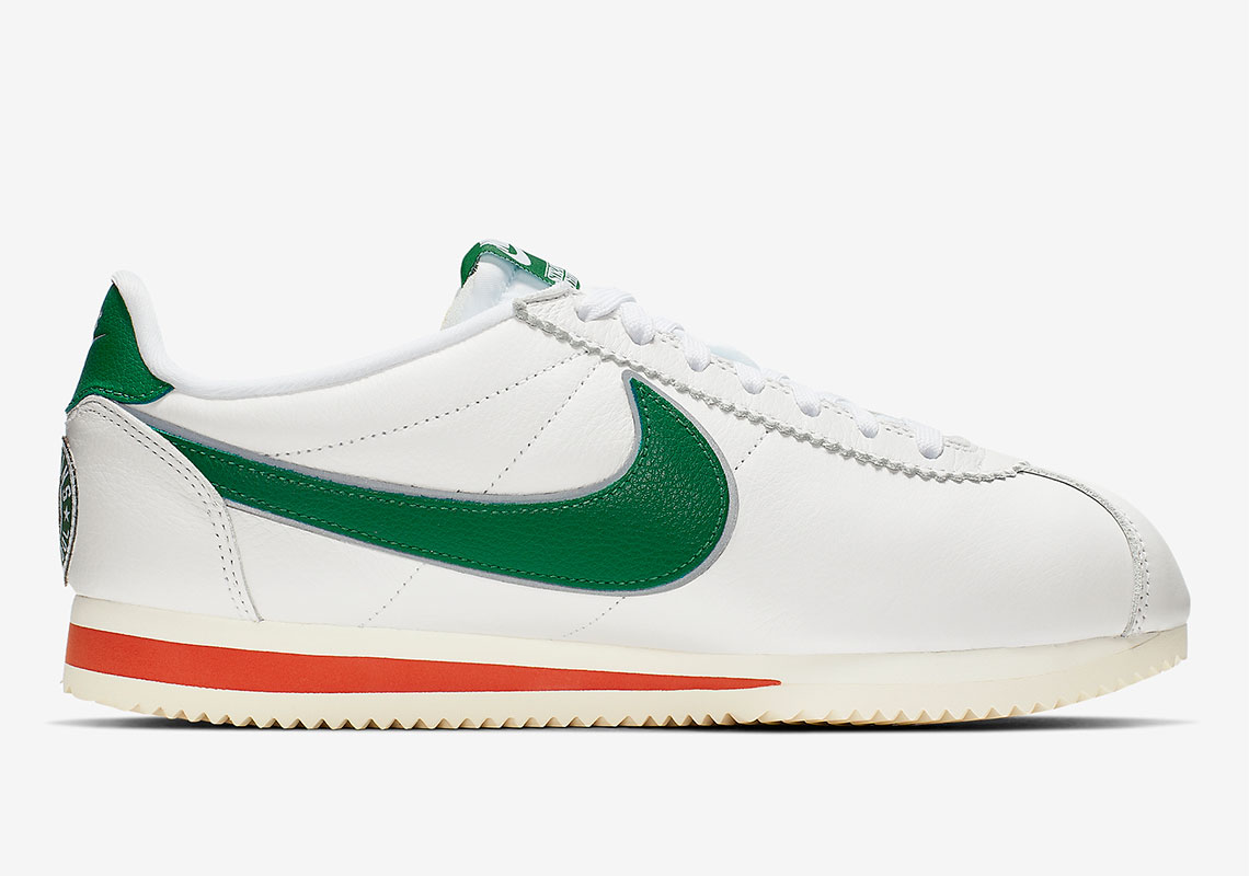 Stranger Things Nike Cortez White Green Orange Hawkins High School Cj6106 100 5