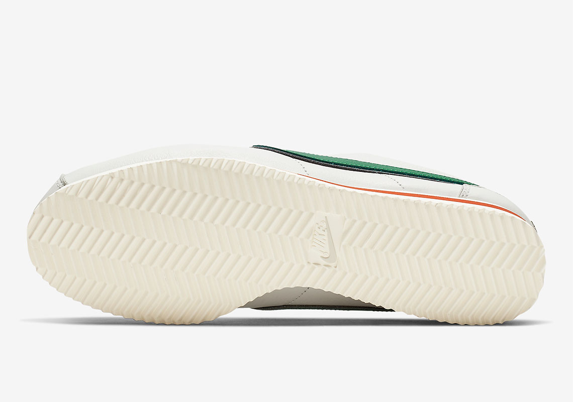 Stranger Things Nike Cortez White Green Orange Hawkins High School Cj6106 100 6