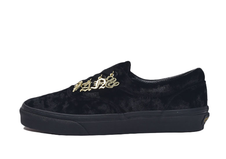 Vans Era Velvet English Pendant Black 2