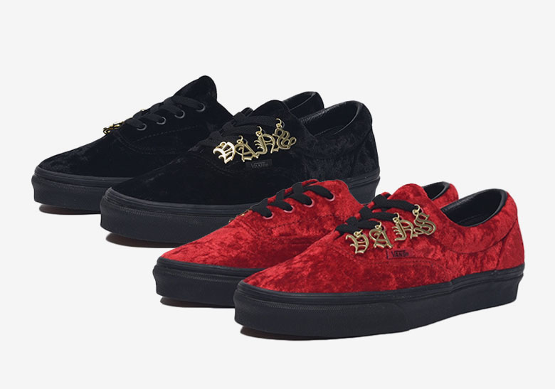 Vans Adds Gold Olde English Pendants On These Velvet Eras