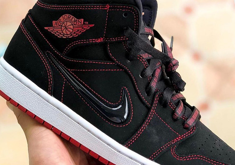 Air Jordan 1 Mid "Fearless" Features Jewel Swooshes