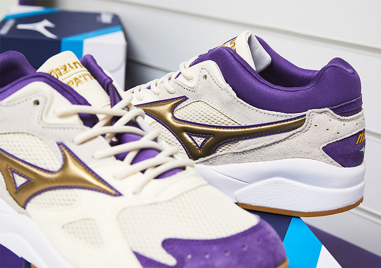 Footpatrol Mizuno Sky Medal White Purple 7