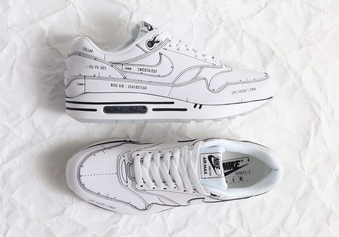 Nike Air Max 1 Sketch To Shelf Cj4286 100 2