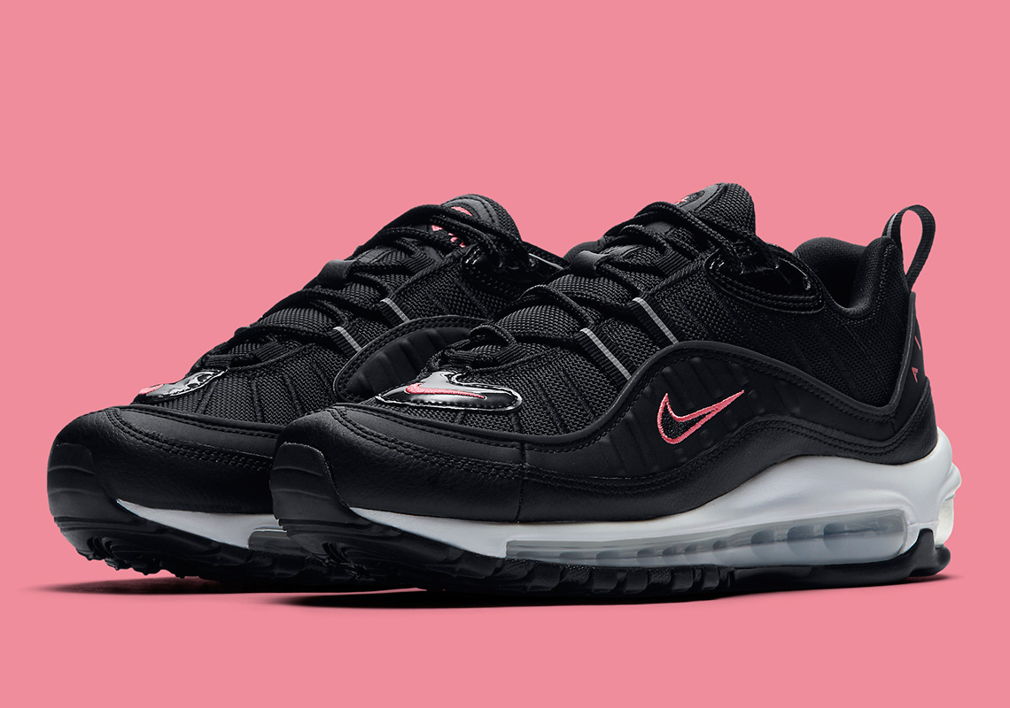 Nike Air Max 98 Black Pink Cn0140 001 1