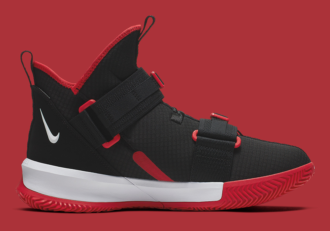 Nike Lebron Soldier 13 Black Red Ar4228 003 3