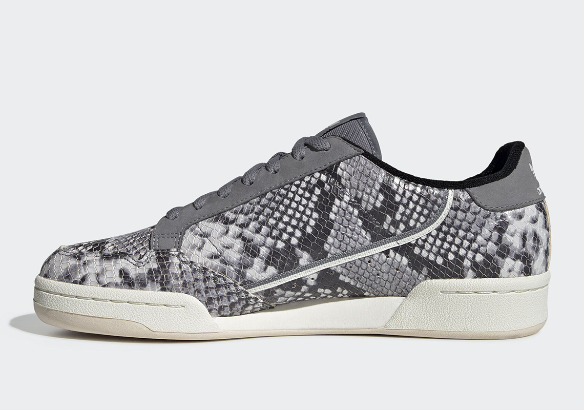 Adidas Continental 80 Python Grey Eh0169 1