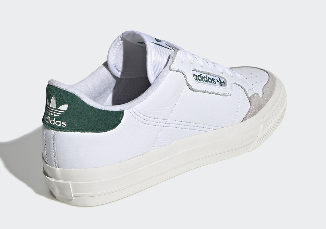 Adidas Continental Vulc White Green Ef3534 3