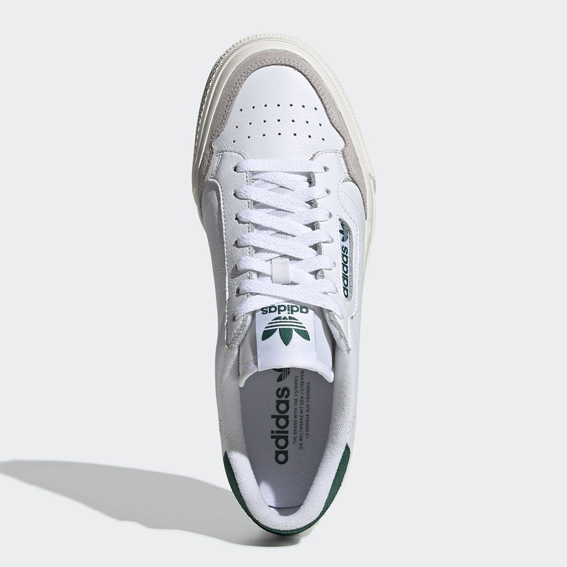 Adidas Continental Vulc White Green Ef3534 4