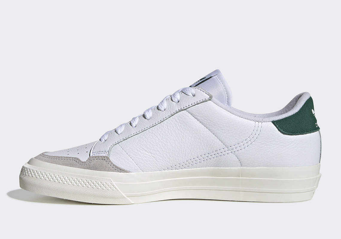 Adidas Continental Vulc White Green Ef3534 6