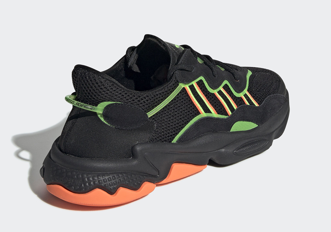 Adidas Ozweego Black Orange Green Ee5696 1