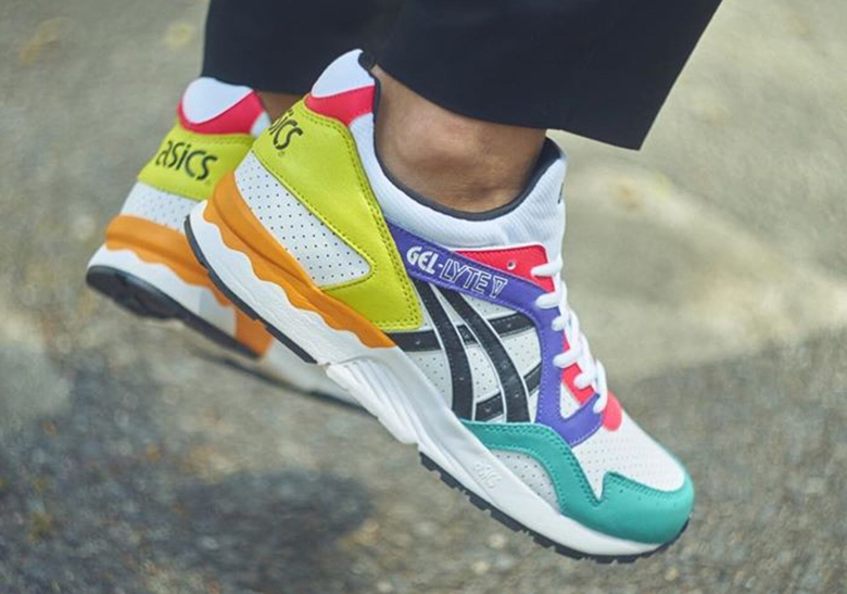 The ASICS GEL-Lyte V Appears In A Leather "Multi-Color" Style