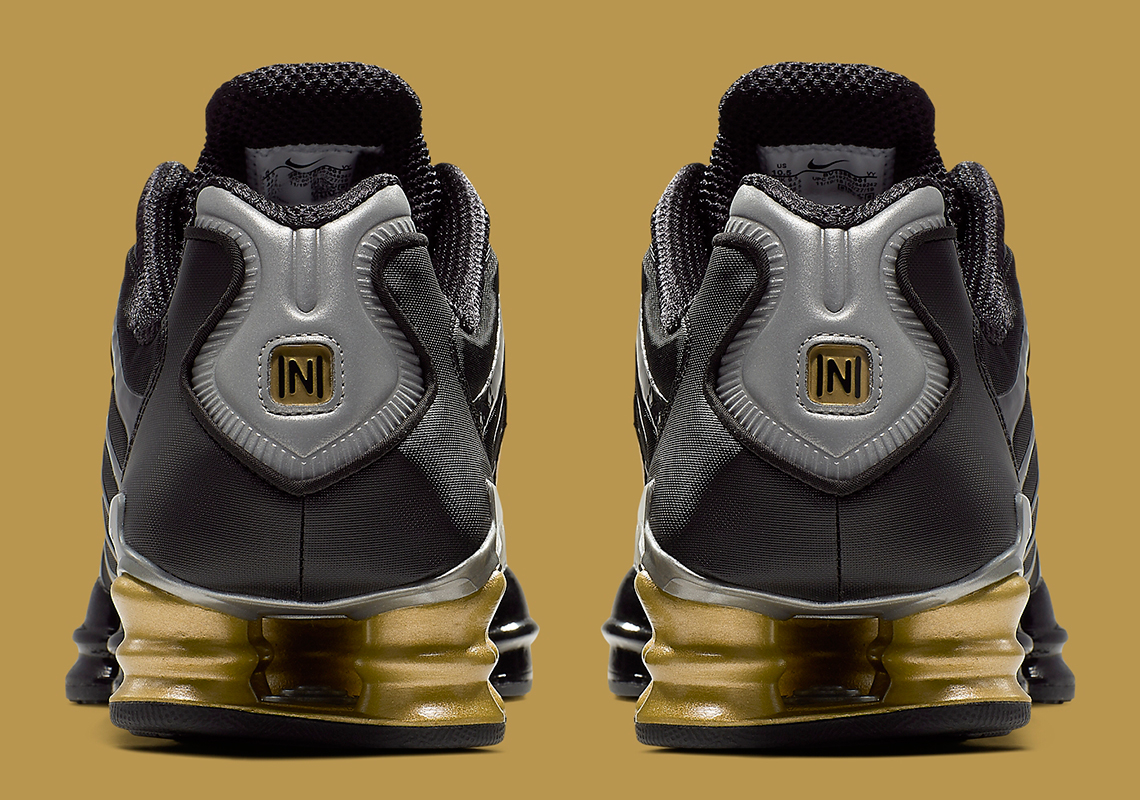 Neymar Jr Nike Shox Tl Black Gold Bv1388 001 4