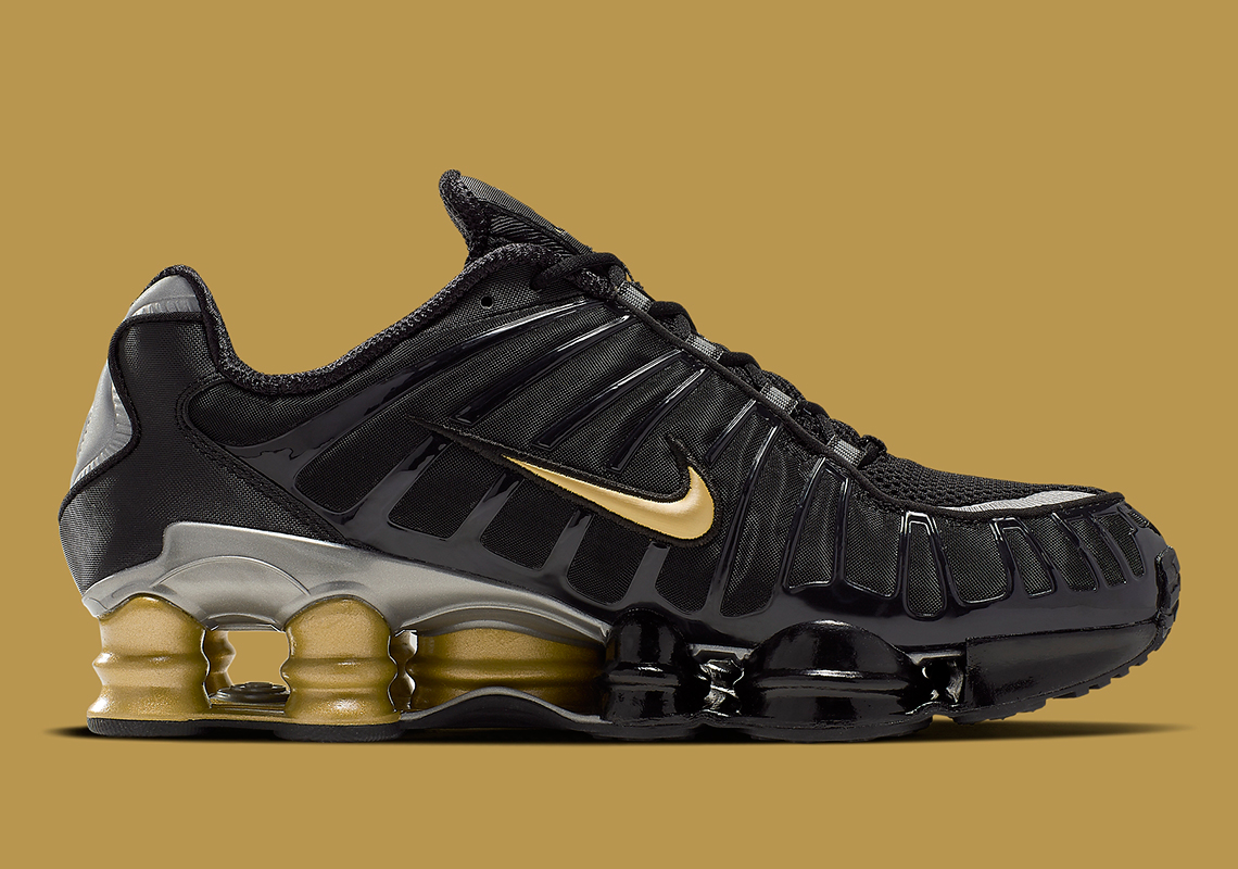 Neymar Jr Nike Shox Tl Black Gold Bv1388 001 9