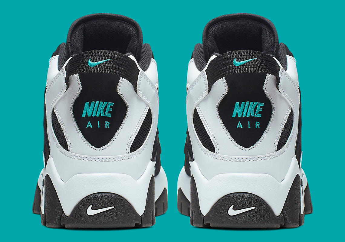 Nike Air Barrage Black White Aqua At7847 001 3